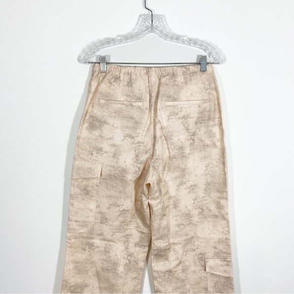 Zara Small Cargo Pants Printed High Waisted Pockets Baggy Y2K‎ Style - Picture 7 of 14